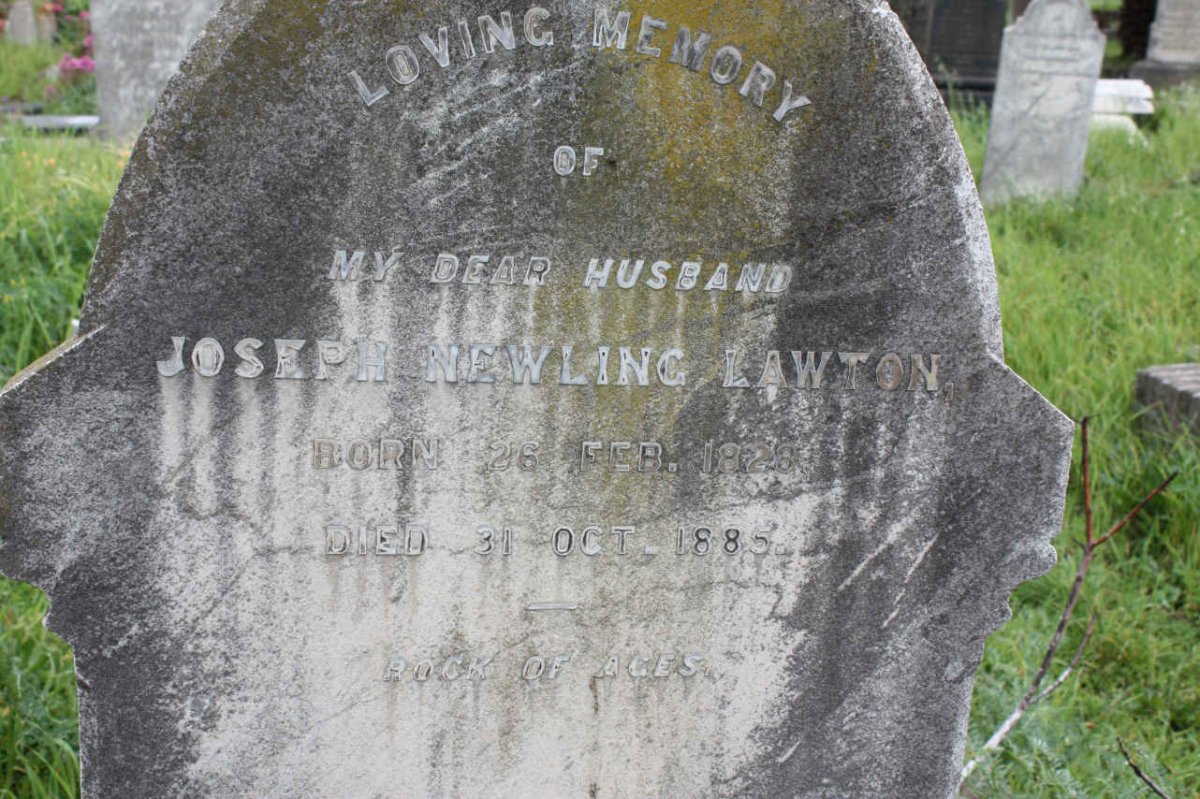 LAWTON Joseph Newling 1828-1885
