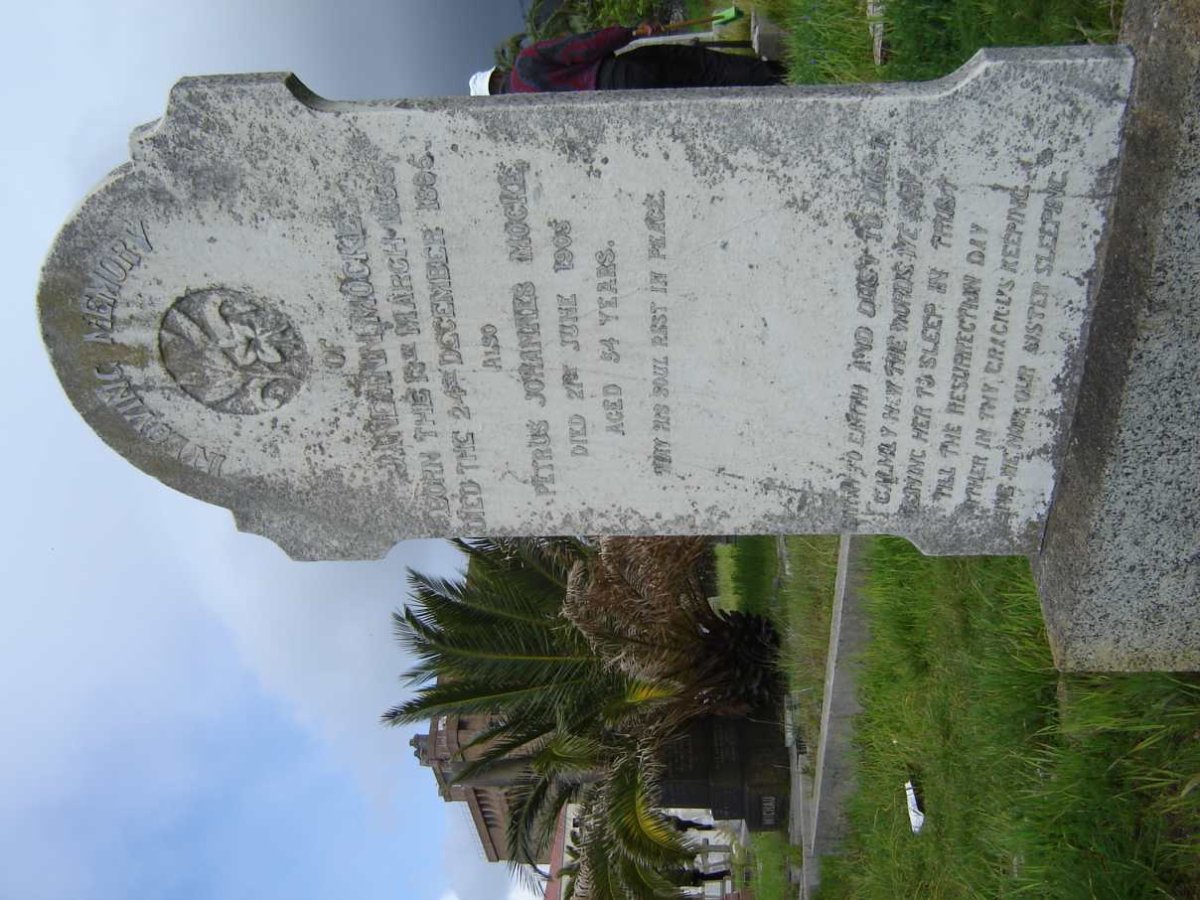 MOCKE  Petrus Johannes -1903 &amp;  J? 1855-1895