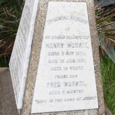 MORKEL Henry 1875-1894