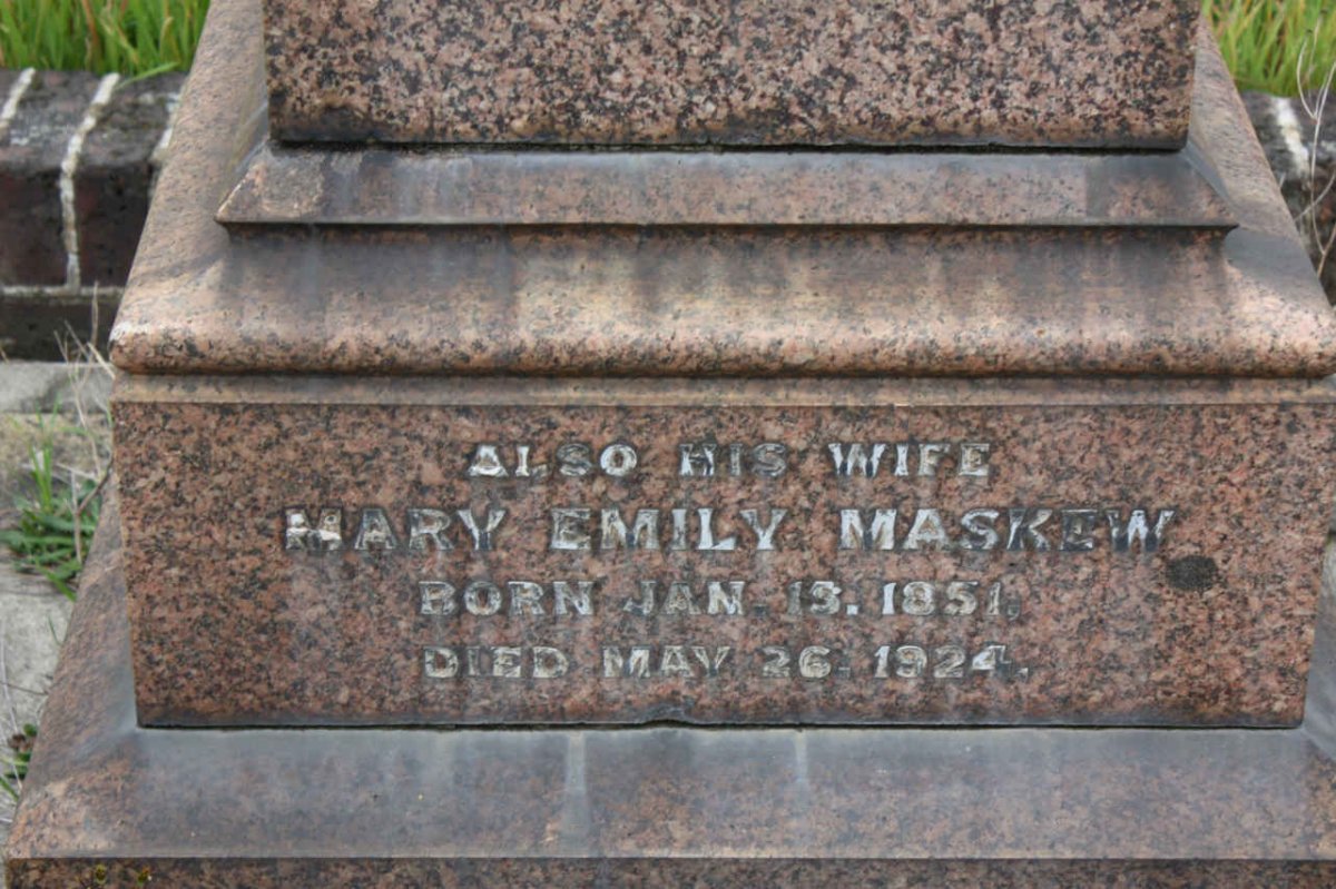 MASKEW Mary Emily 1851-1924