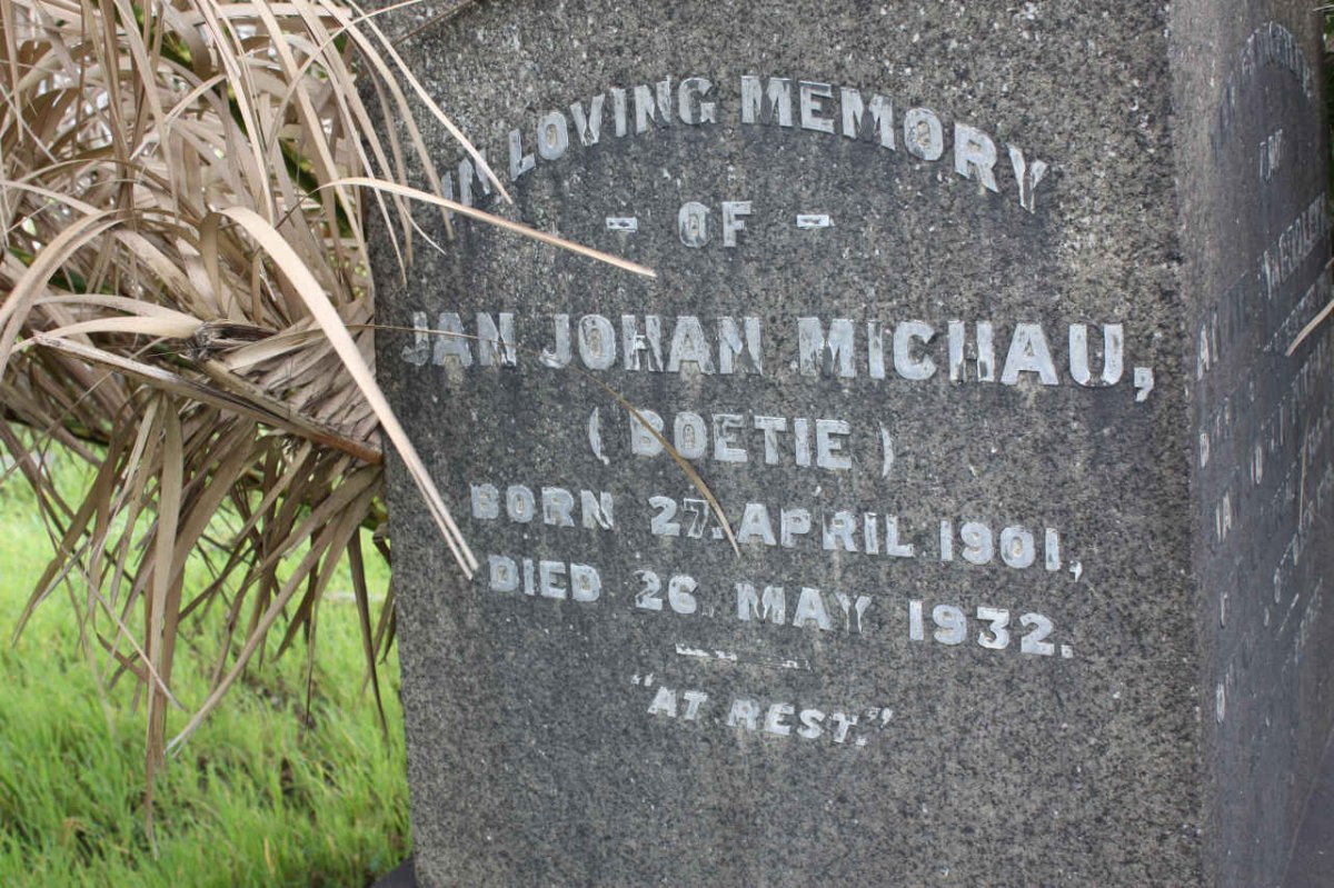 MICHAU Jan Johan 1901-1932