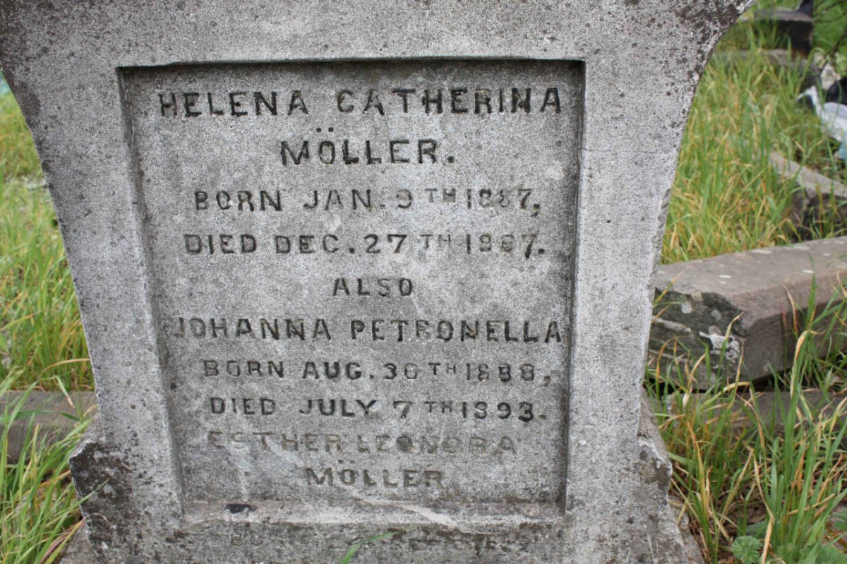 MOLLER Helena Catherina 1887-1887 :: MOLLER Johanna Petronella 1888-1893 :: MOLLER Esther Leonora ?