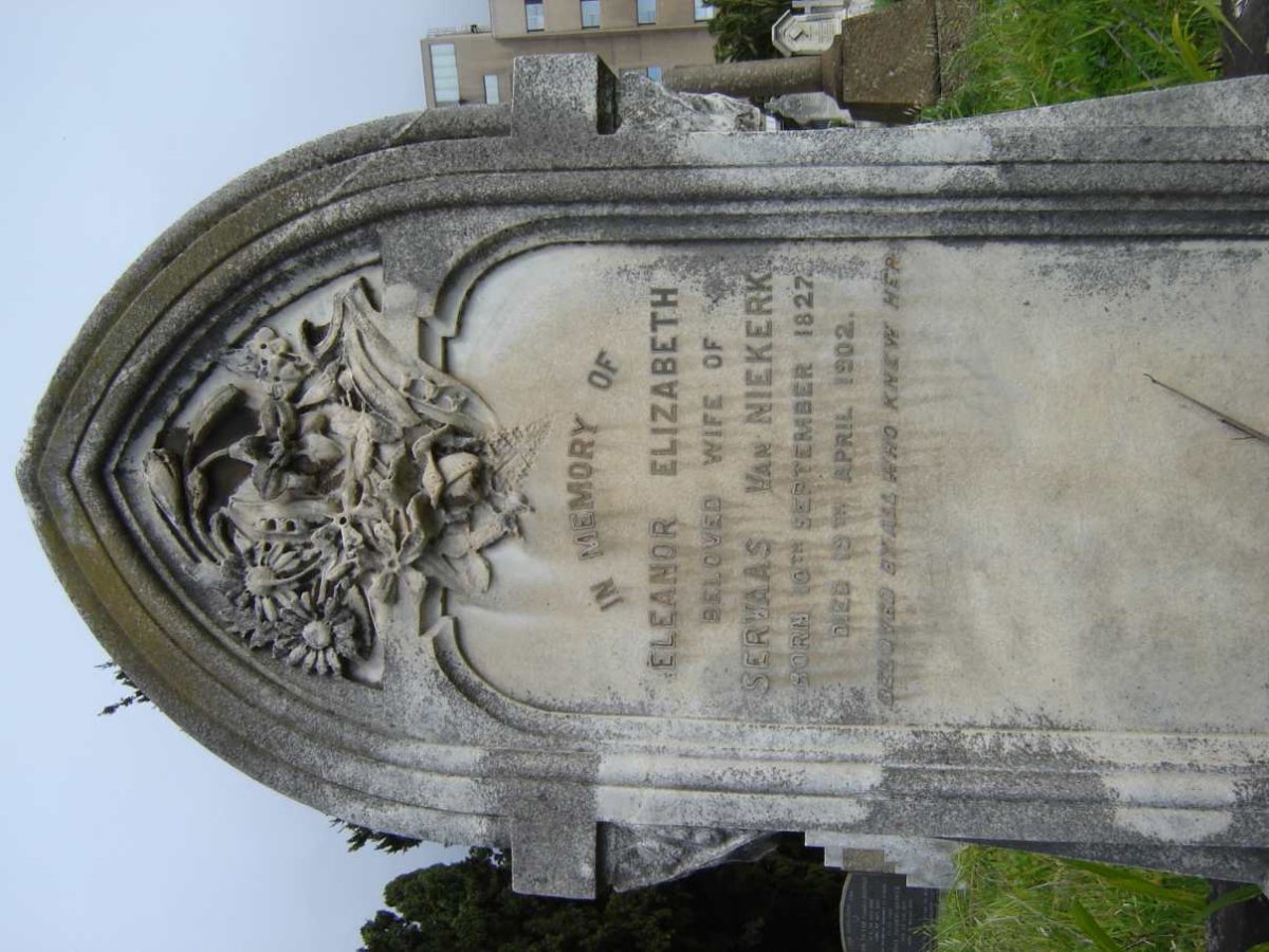NIEKERK Eleanor Elizabeth, van 1827-1902