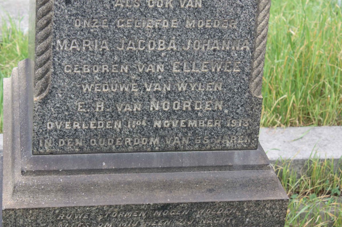 NOORDEN Maria Jacoba Johanna, van  nee VAN ELLEWEE -1913