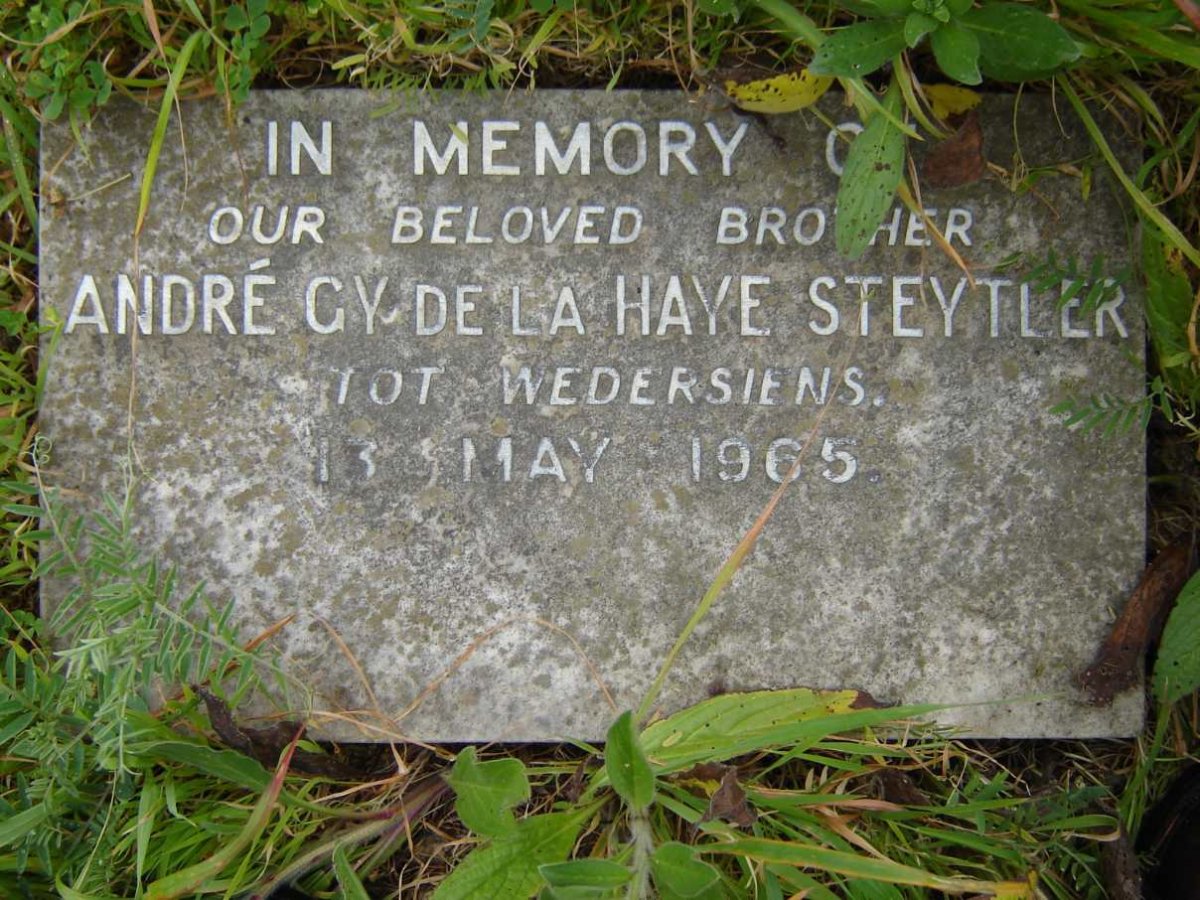 STEYTLER André Gy De La Haye -1965