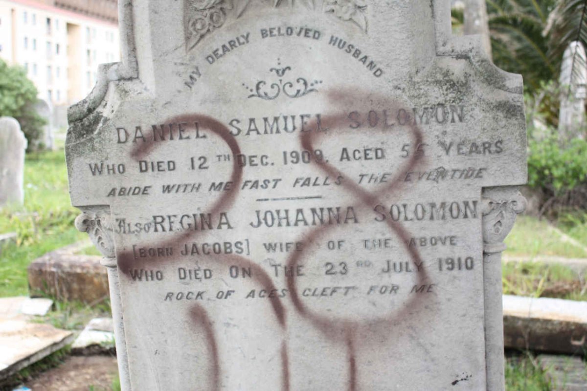 SOLOMON Daniel Samuel -1909 &amp; Regina Johanna JACOBS -1910
