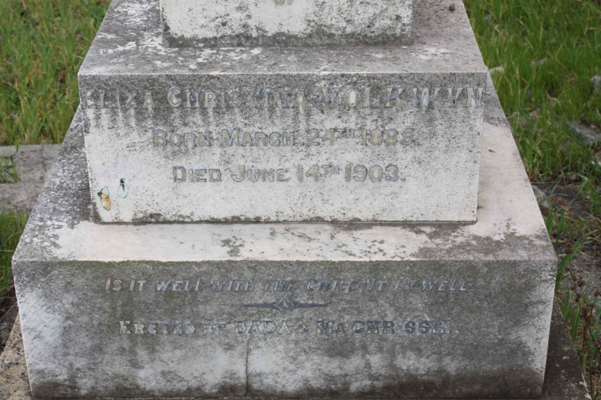VOLKWYN Eliza Christina 1885-1903