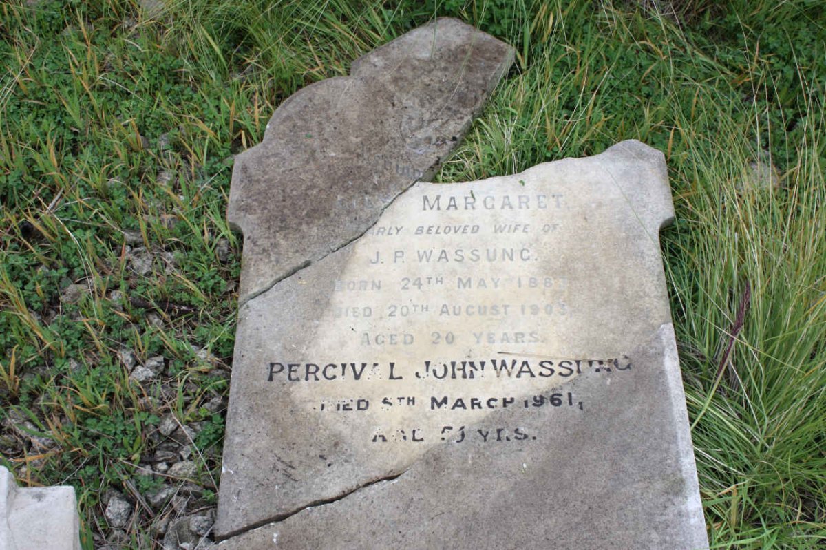 WASSUNG  Percival John -1961 &amp; ? Margaret 1883-1903