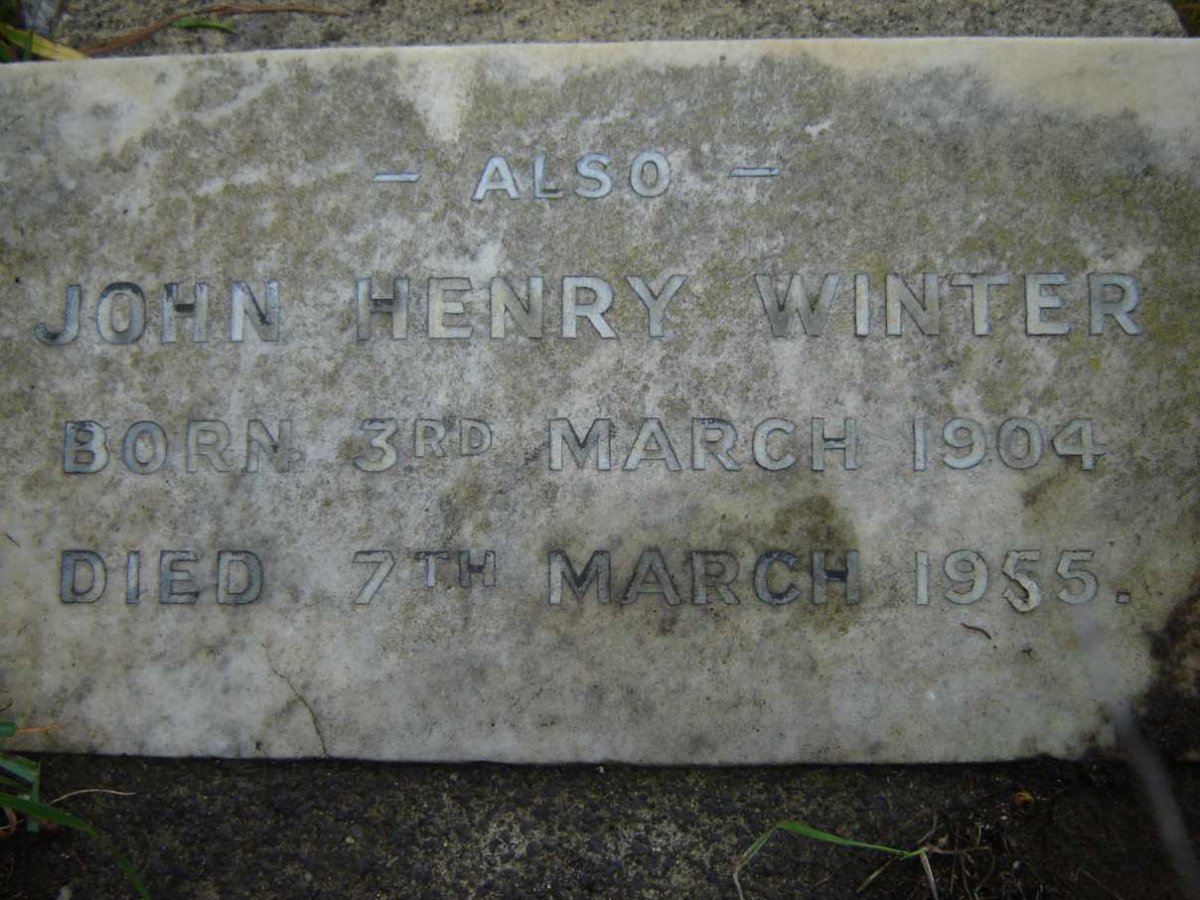 WINTER John Henry 1904-1955