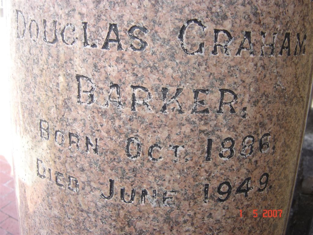 BARKER Douglas Graham 1886-1949