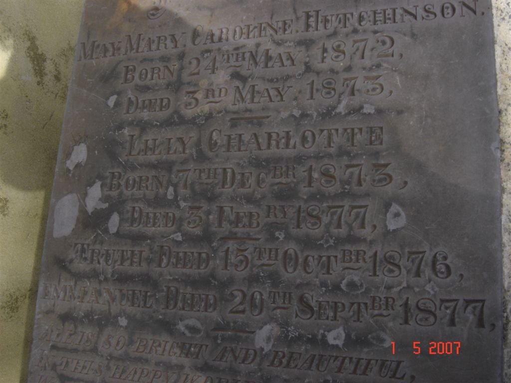 HUTCHINSON children