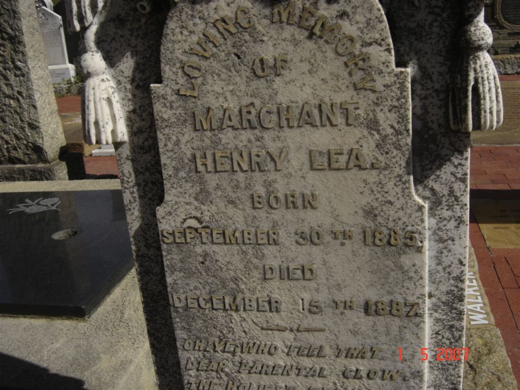 HARVEY Marchant Henry Lea 1885-1887