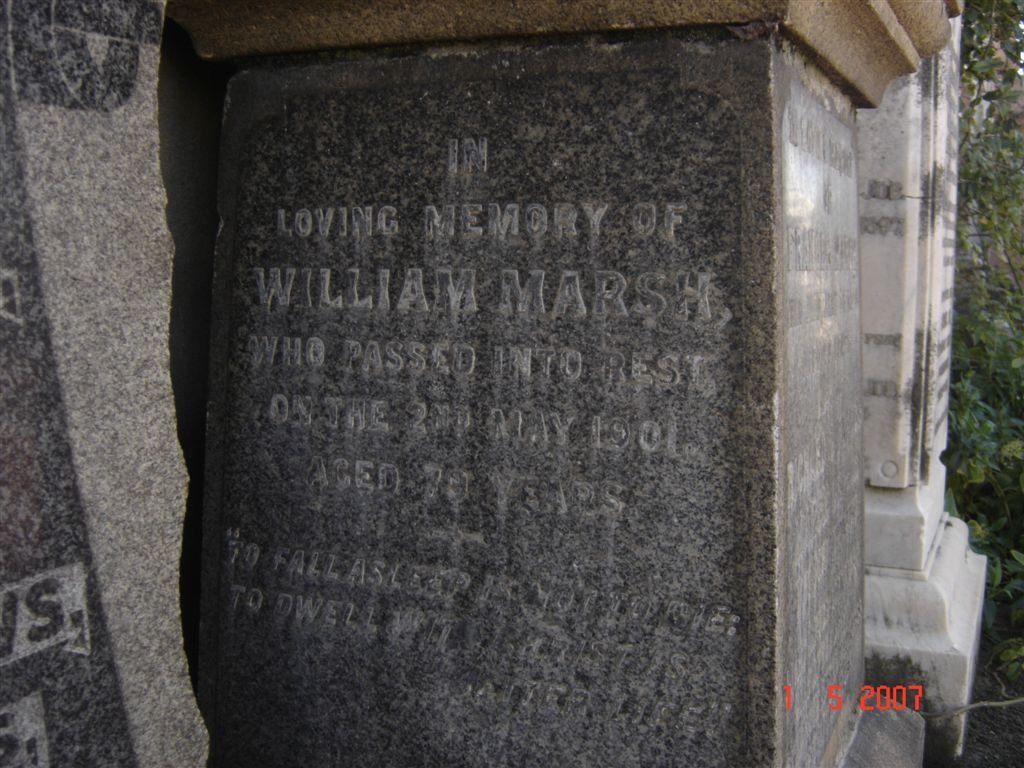 MARSH William -1901