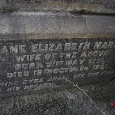MARSH Jane Elizabeth ??-19??