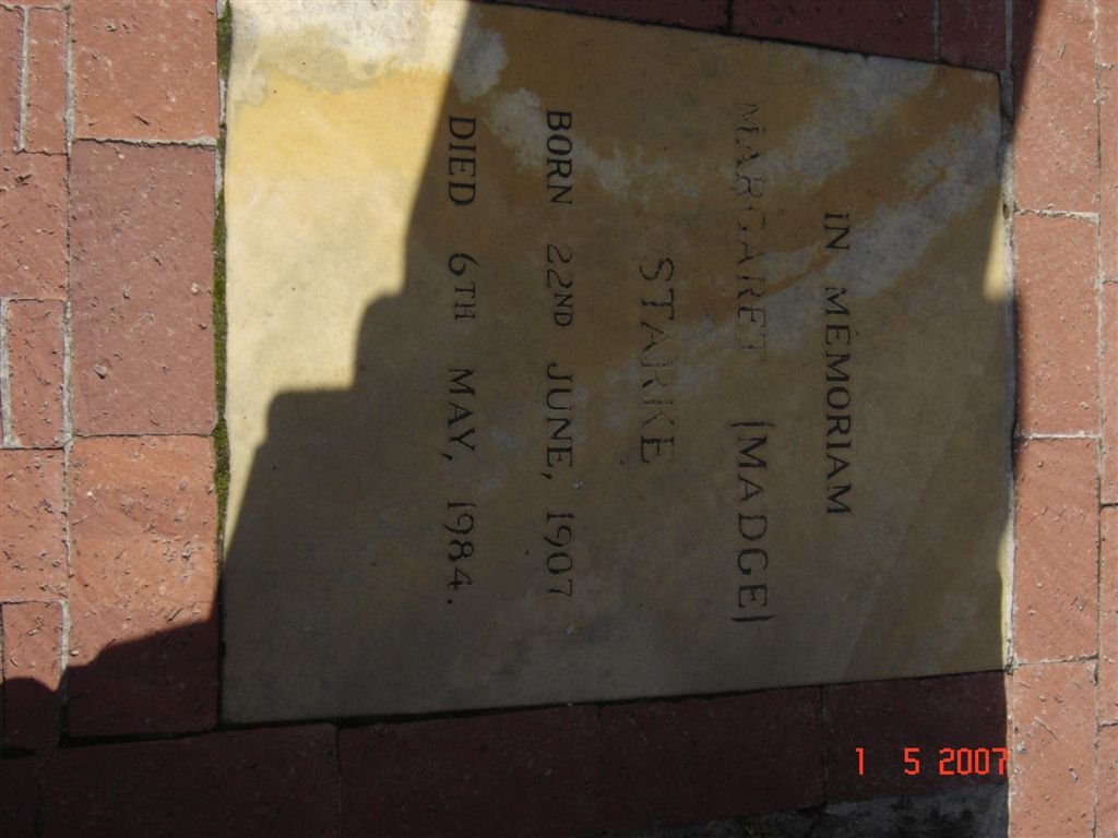 STARKE Margaret 1907-1984