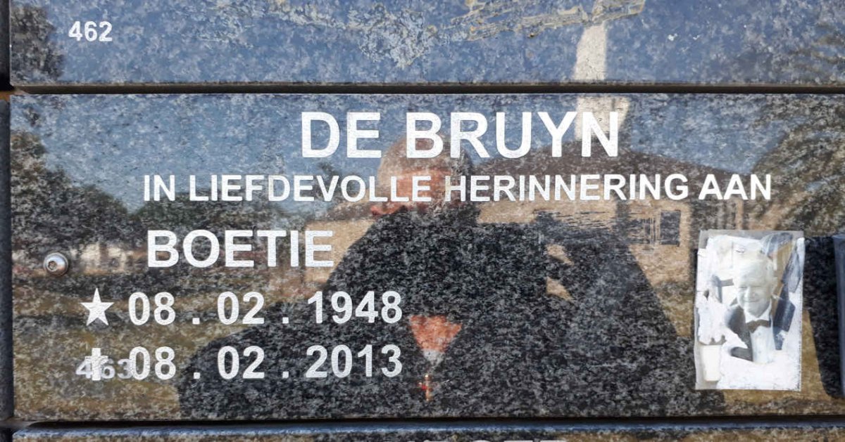 BRUYN Boetie, de 1948-2013