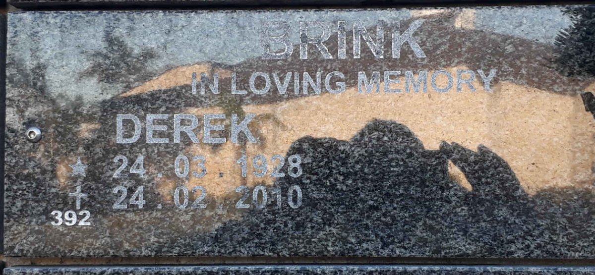 BRINK Derek 1928-2010