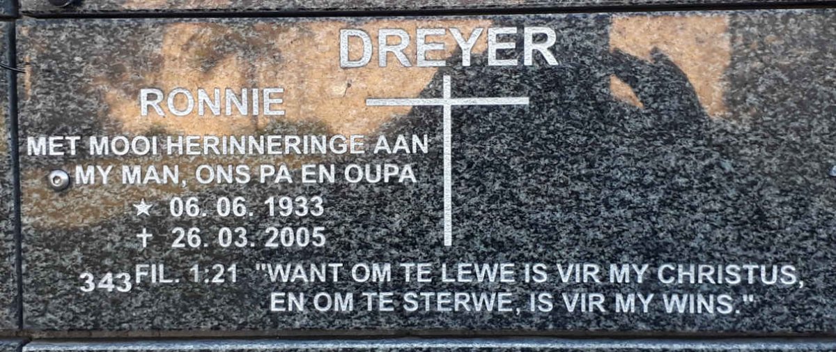 DREYER Ronnie 1933-2005