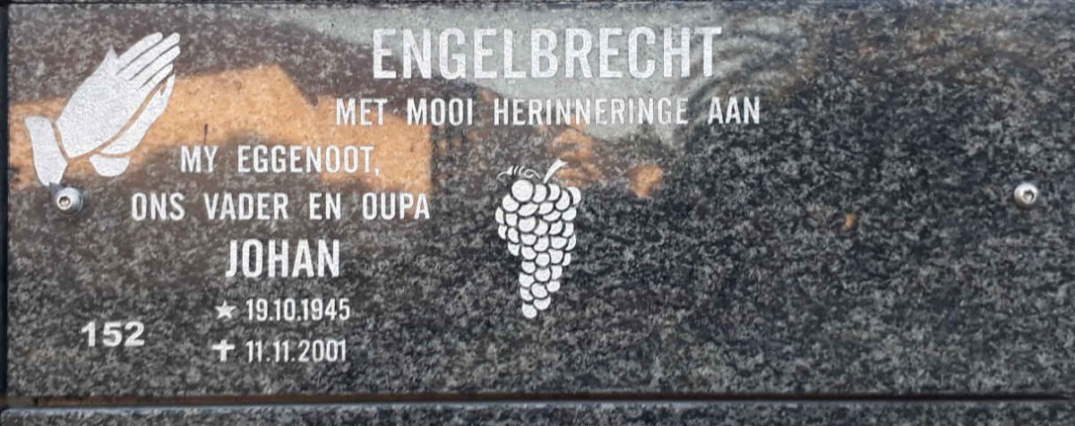 ENGELBRECHT Johan 1945-2001