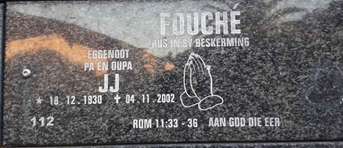 FOUCHE J.J. 1930-2002