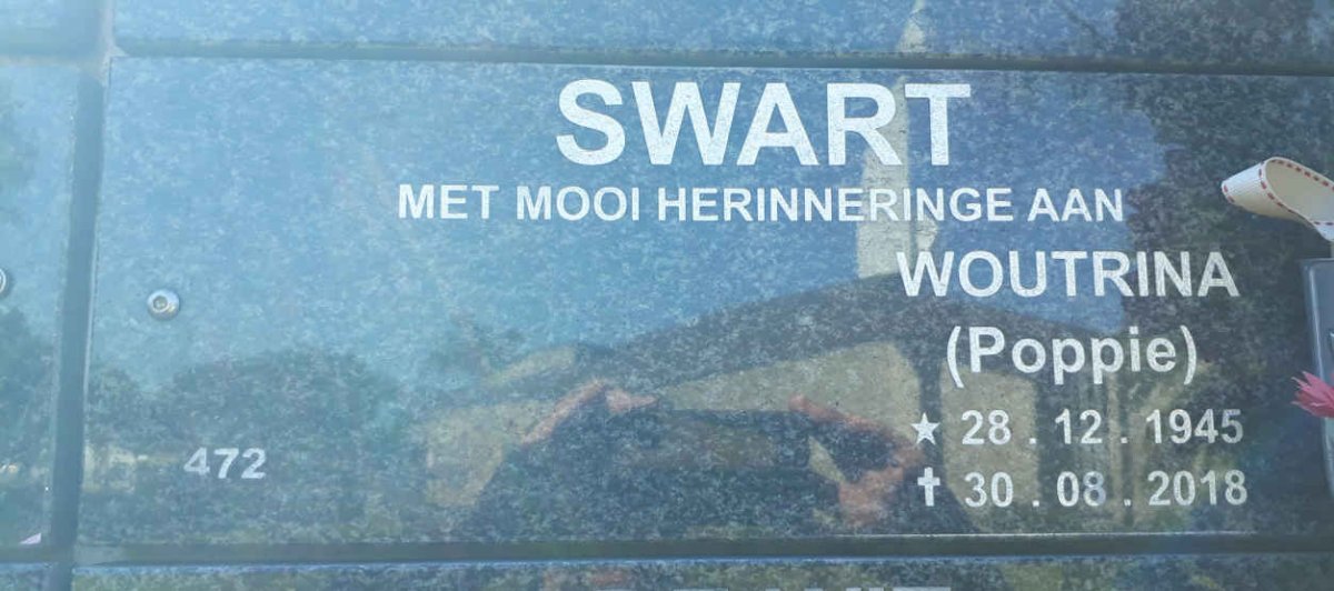 SWART Woutrina 1945-2018