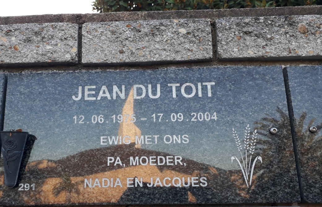 TOIT Jean, du 1976-2004