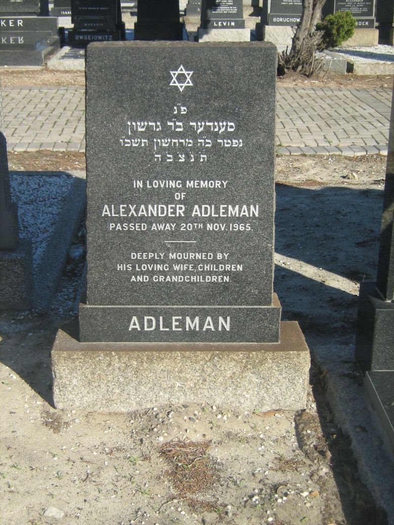 ADLEMAN Alexander -1965