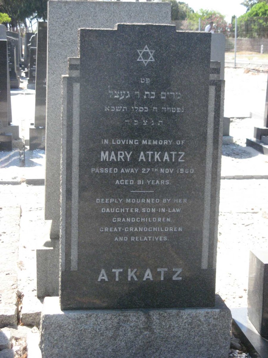 ATKATZ Mary -1960