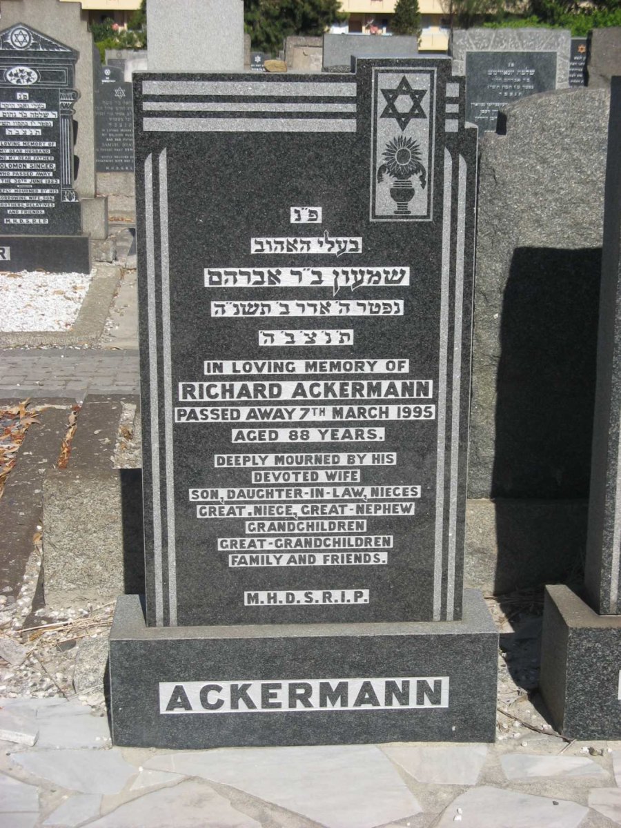 ACKERMANN Richard -1995