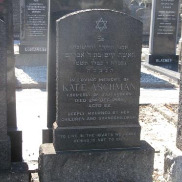 ASCHMAN Kate -1954