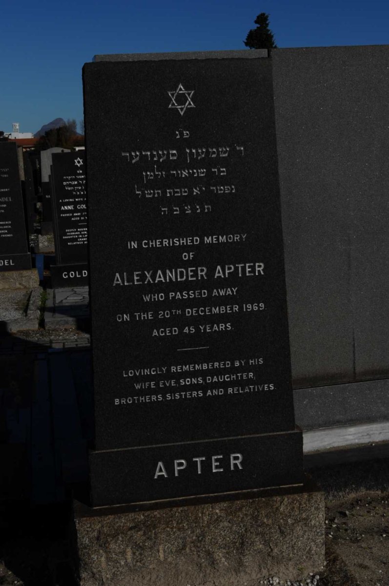 APTER Alexander -1969