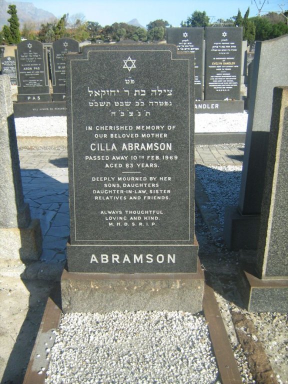 ABRAMSON Cilla -1969
