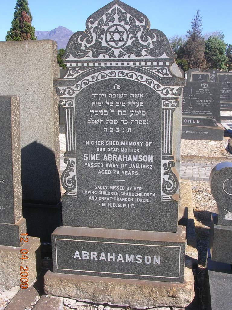 ABRAHAMSON Sime -1962