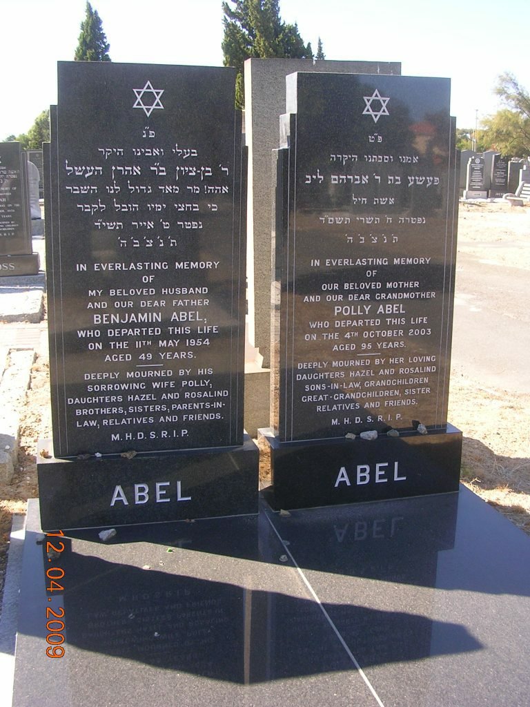 ABEL Benjamin -1954 &amp; Polly -2003