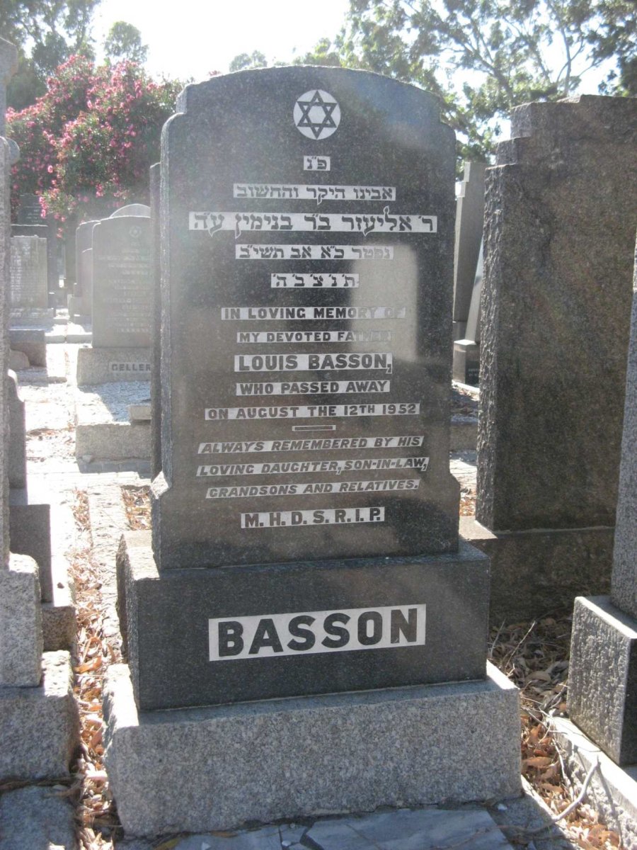 BASSON Louis -1952