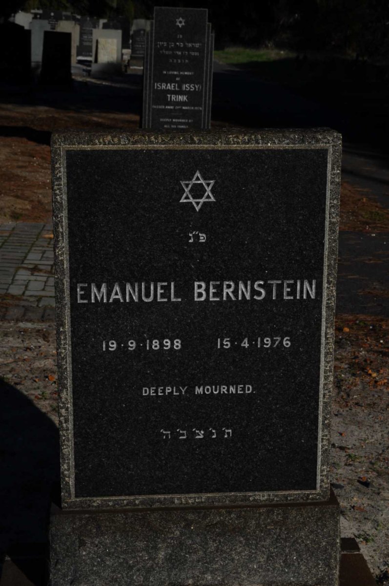 BERNSTEIN Emanuel 1898-1976