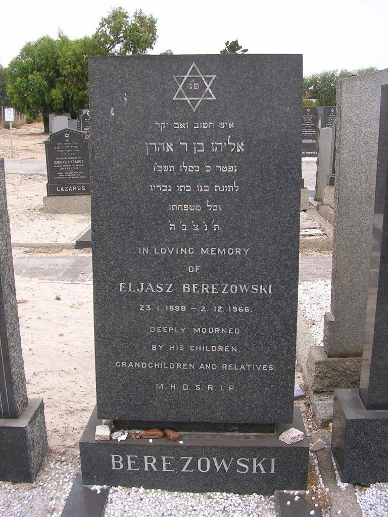 BEREZOWSKI Eljasz 1888-1966