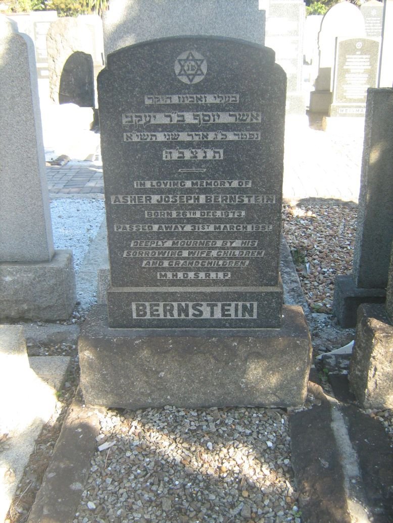 BERNSTEIN Asher Joseph 1873-1951