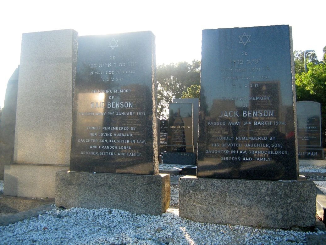 BENSON Jack -1974 &amp; Raie -1971