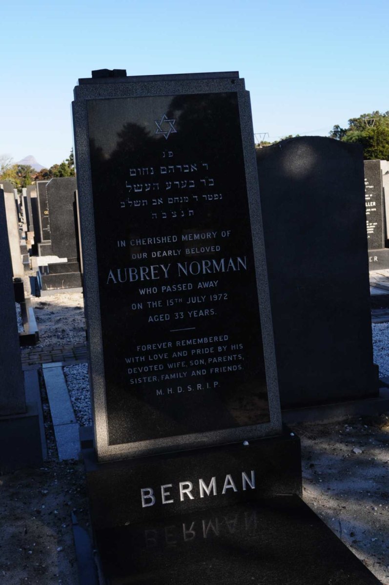 BERMAN Aubrey Norman -1972