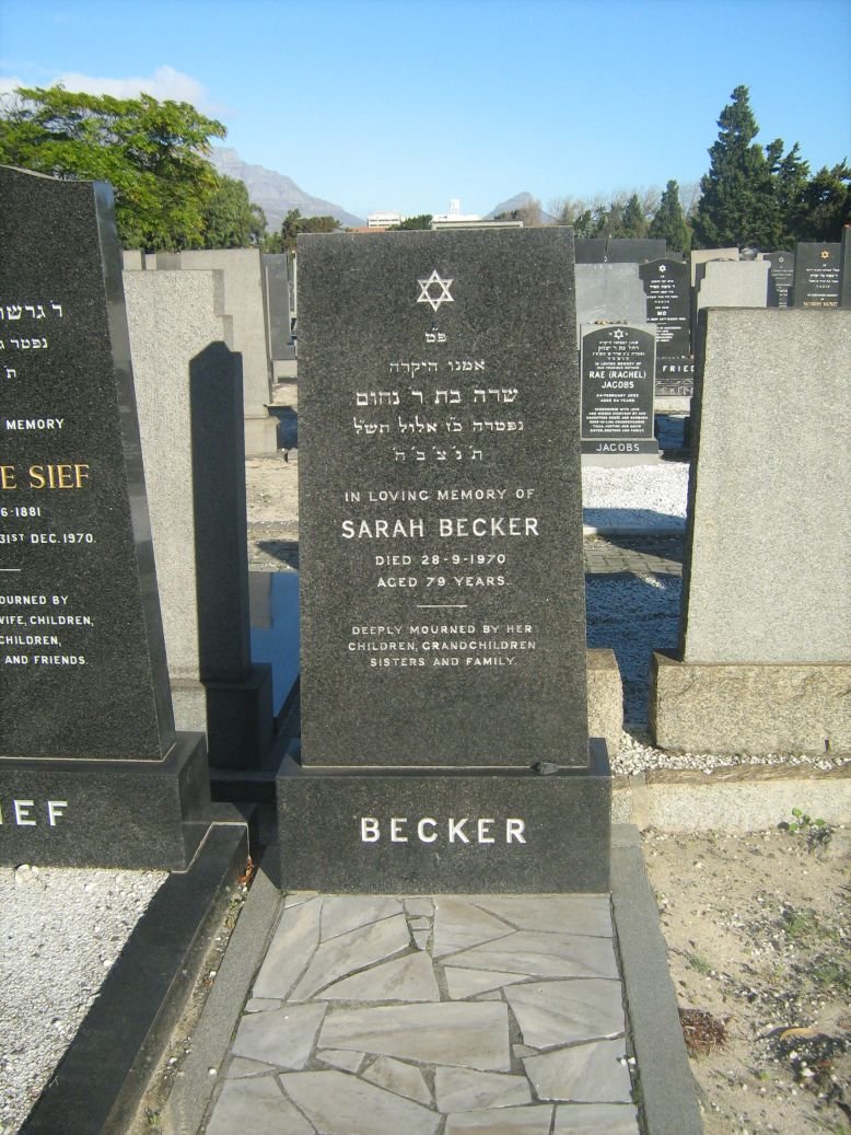 BECKER Sarah -1970