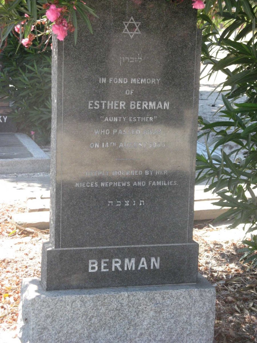 BERMAN Esther -1965