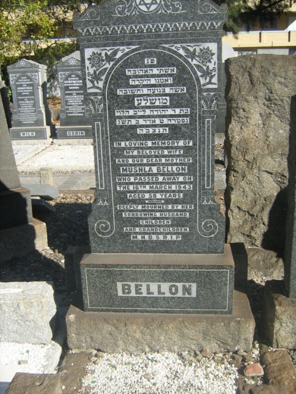 BELLON Mushla -1943