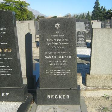 BECKER Sarah -1970