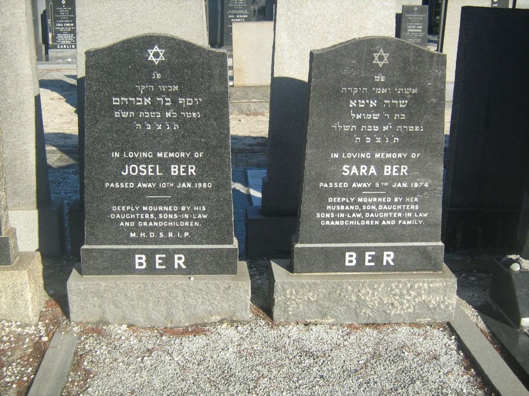 BER Josel -1980 &amp; Sara -1974