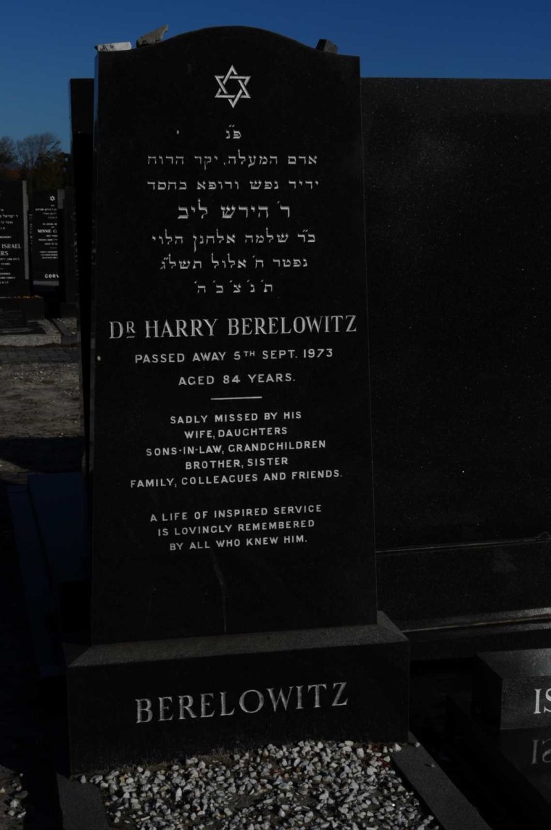 BERELOWITZ Harry -1973