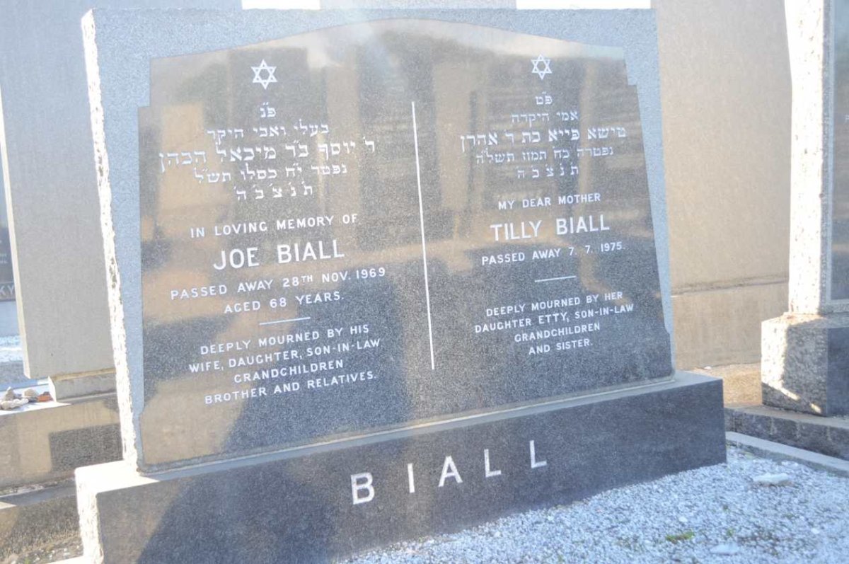 BIALL Joe -1969 &amp; Tilly -1975