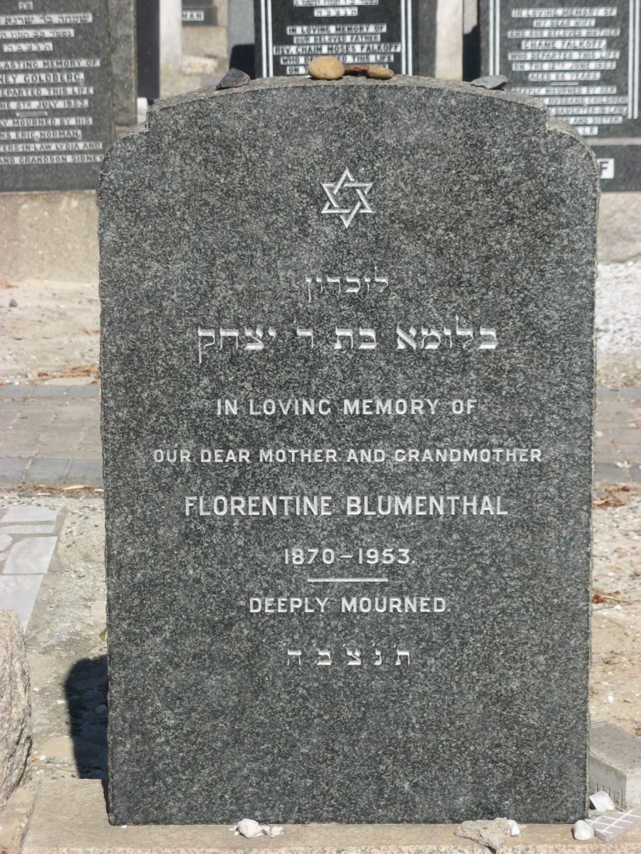 BLUMENTHAL Florentine 1870-1953