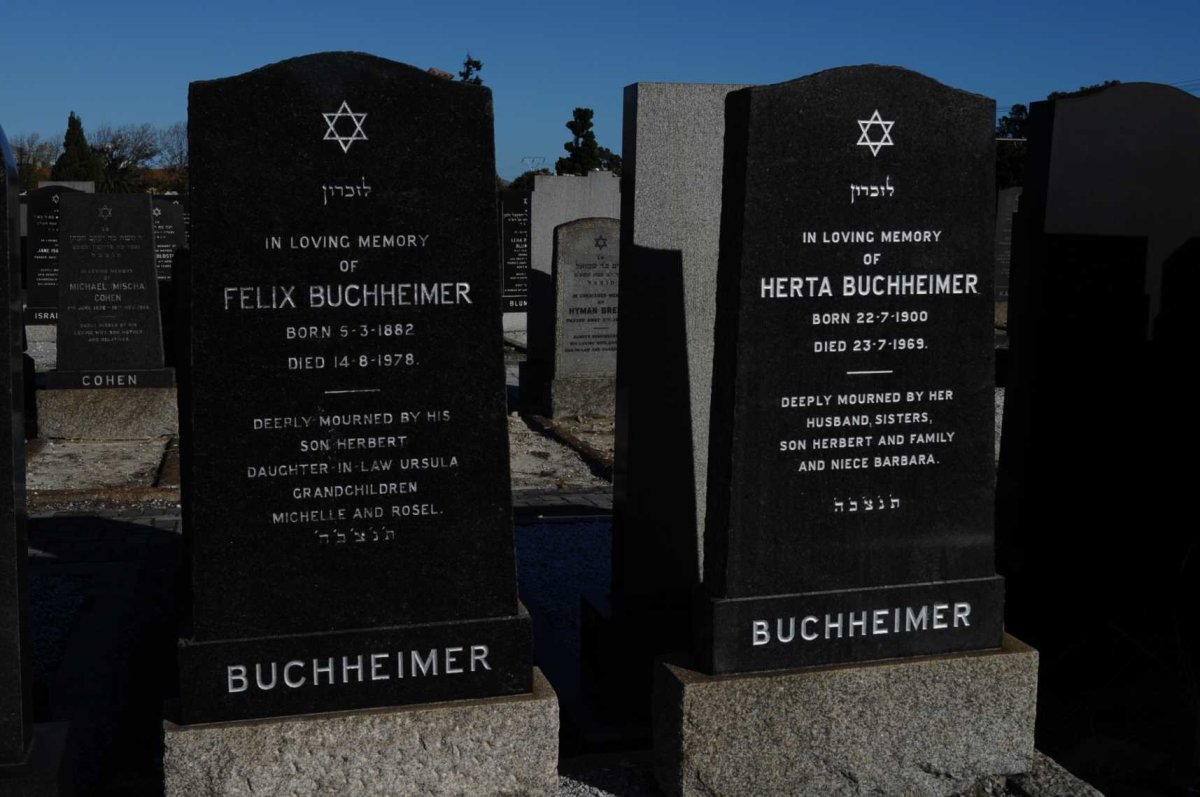 BUCHHEIMER Felix 1882-1978 &amp; Herta 1900-1969
