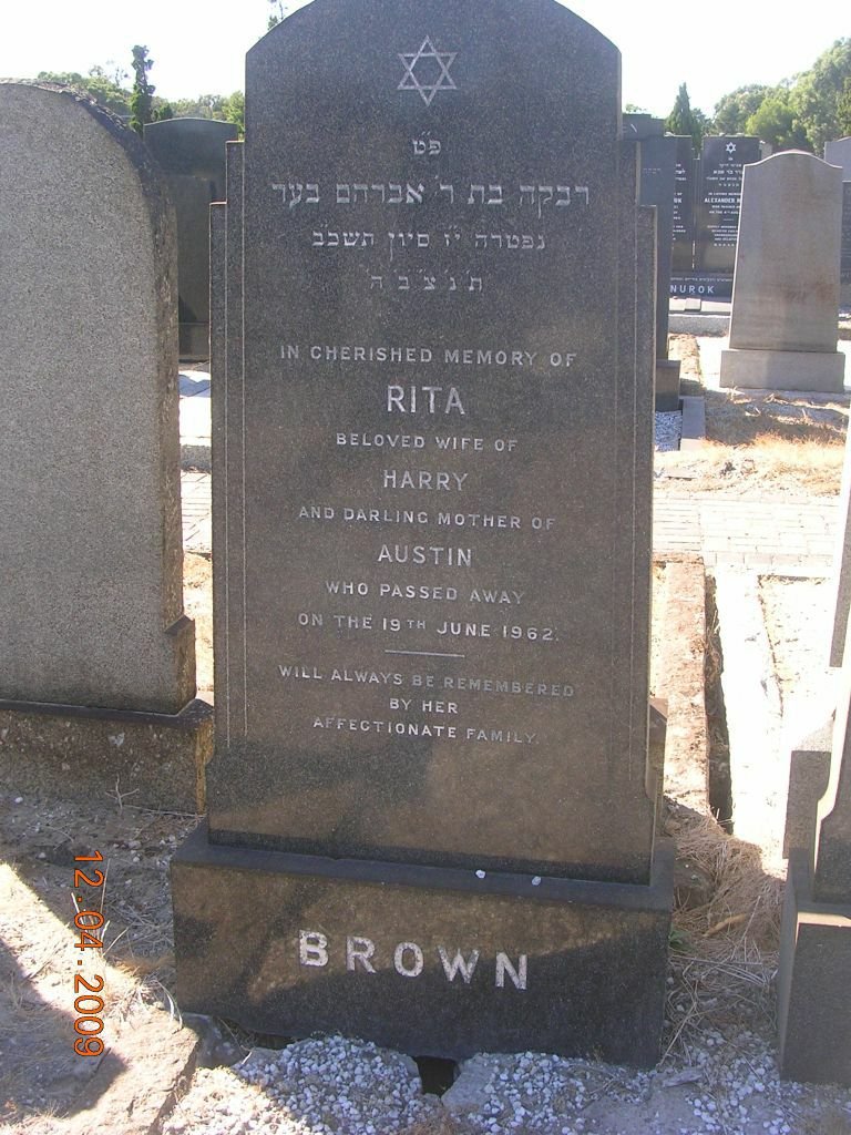 BROWN Rita -1962